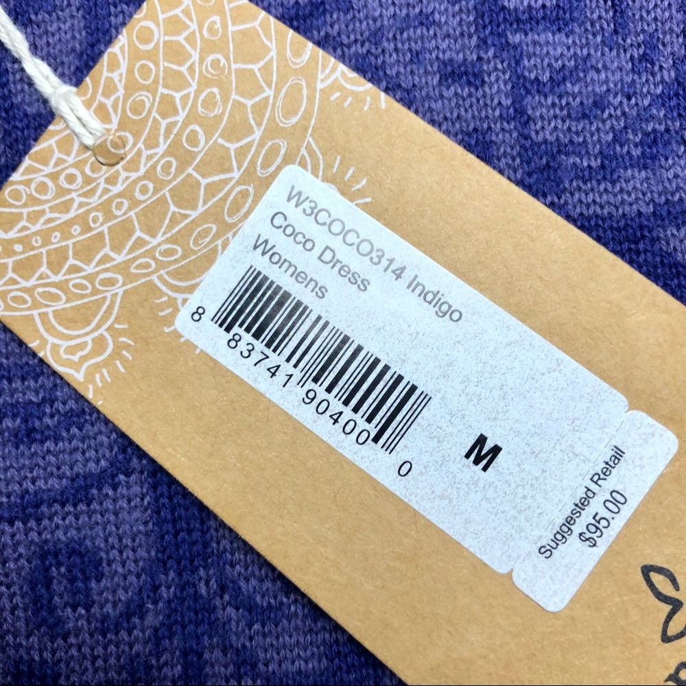 NWT prAna Coco Hooded Sweater Dress Purple Sz M - Picture 8 of 14